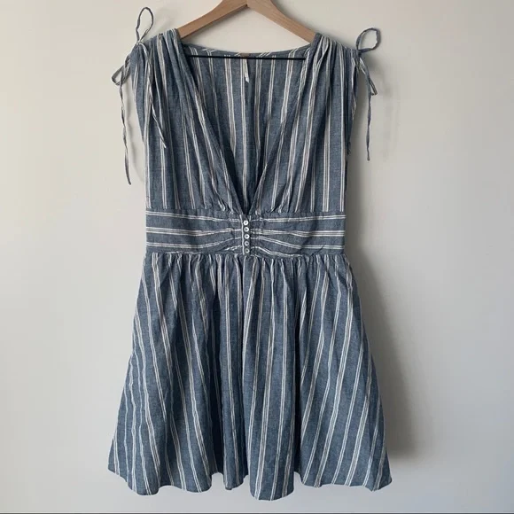 Free People | Dresses | Free People Roll The Dice Striped Dress | Poshmark